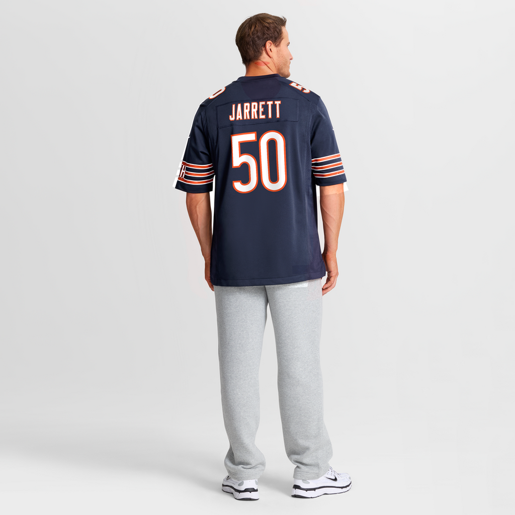 Chicago Bears Grady Jarrett Nike Navy Team Game Jersey