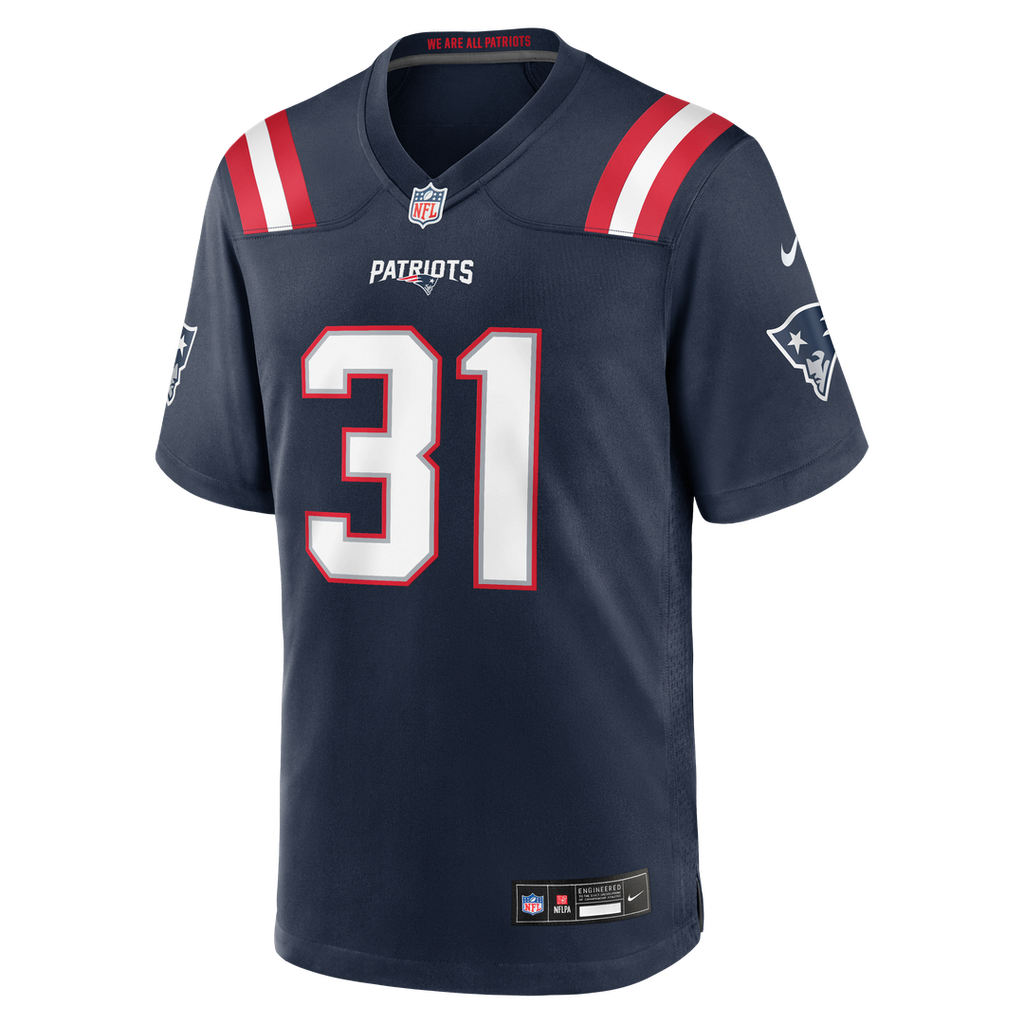 New England Patriots Kevin Byard III Nike Navy Team Game Jersey