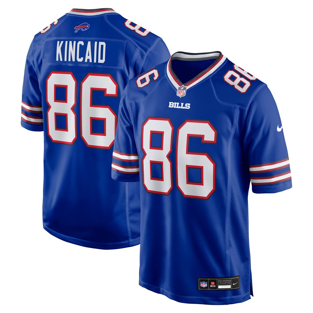 Buffalo Bills Dalton Kincaid Nike Royal Game Jersey