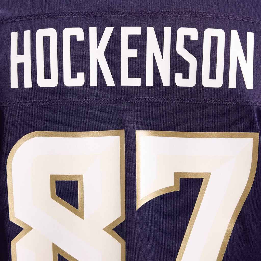 Minnesota Vikings T.J. Hockenson Nike Purple 2026 Rivalries Collection Game Jersey
