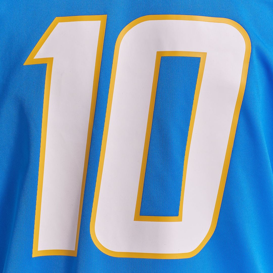 Los Angeles Chargers Justin Herbert Nike Gold Alternate Charger Power Game Player Jersey