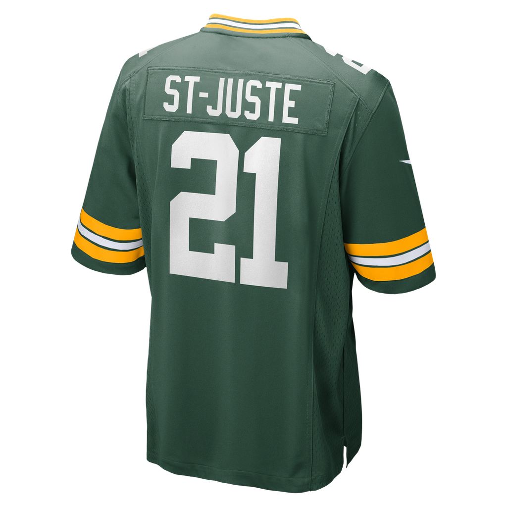 Green Bay Packers Benjamin St-Juste Nike Green Team Game Jersey