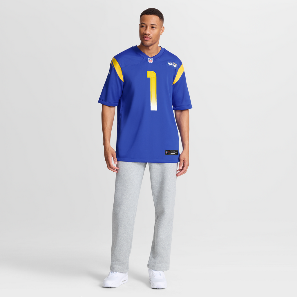 Los Angeles Rams Emmanuel Forbes Jr. Nike Royal Team Game Jersey
