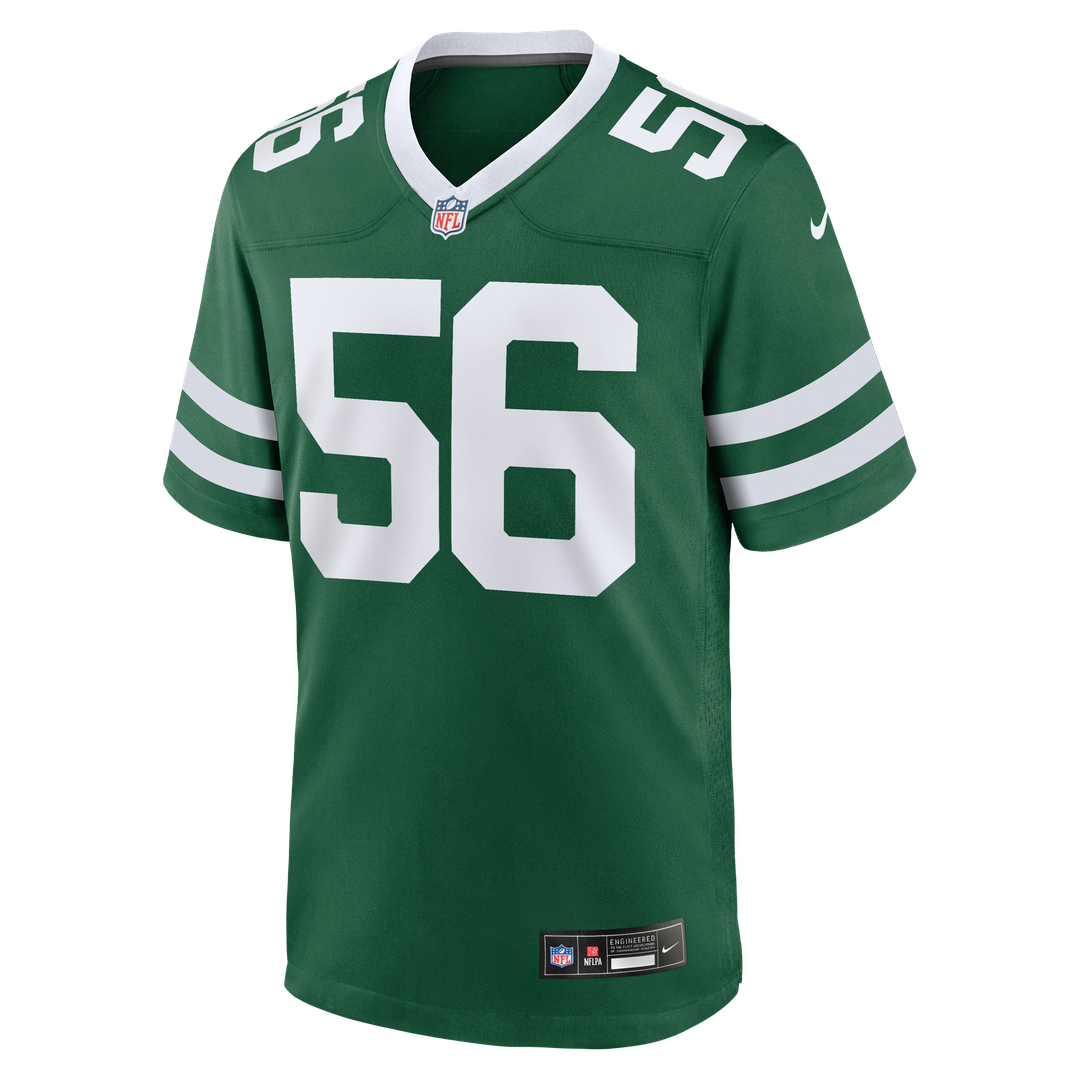 New York Jets Demario Davis Nike Legacy Green Team Game Jersey