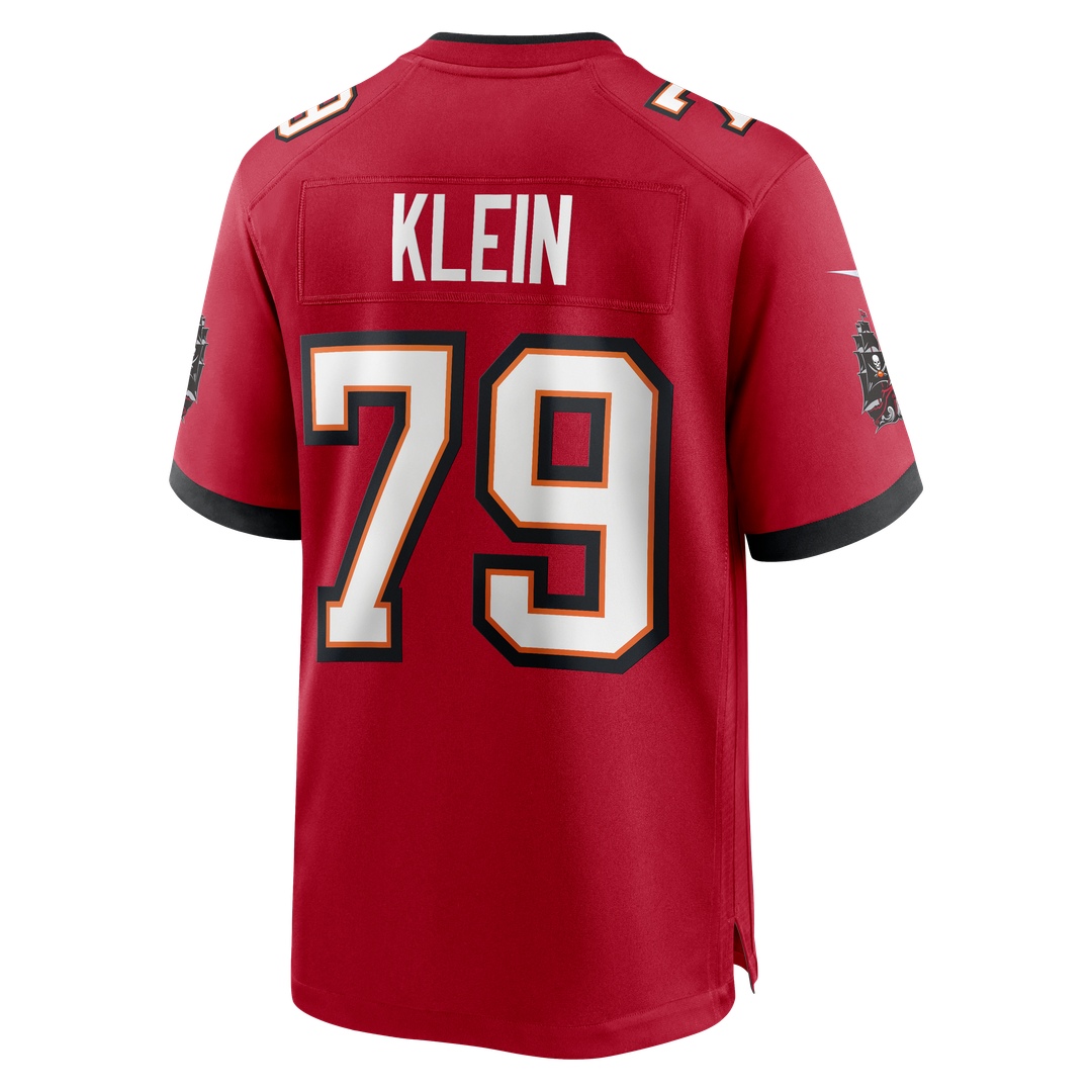 Tampa Bay Buccaneers Elijah Klein Nike Red Game Jersey