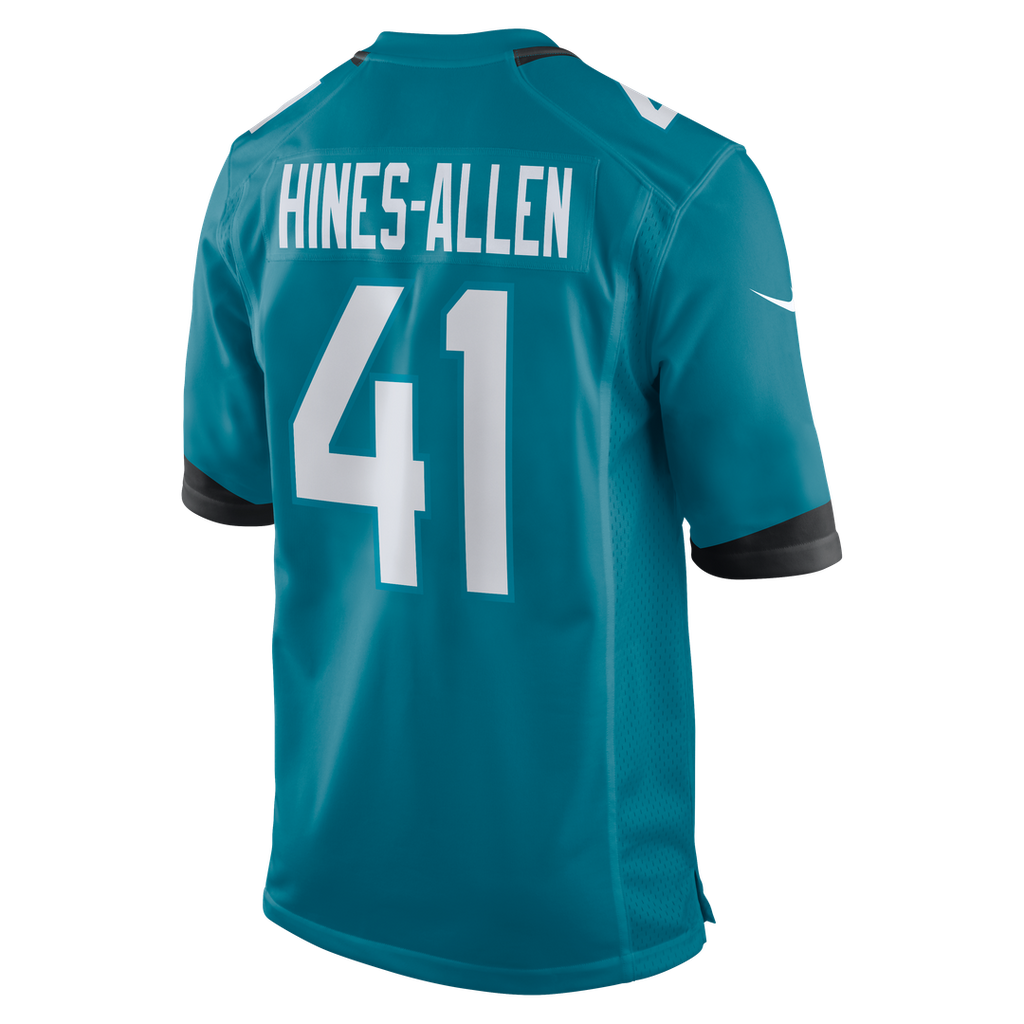 Jacksonville Jaguars Josh Hines-Allen Nike Teal Player Game Jersey