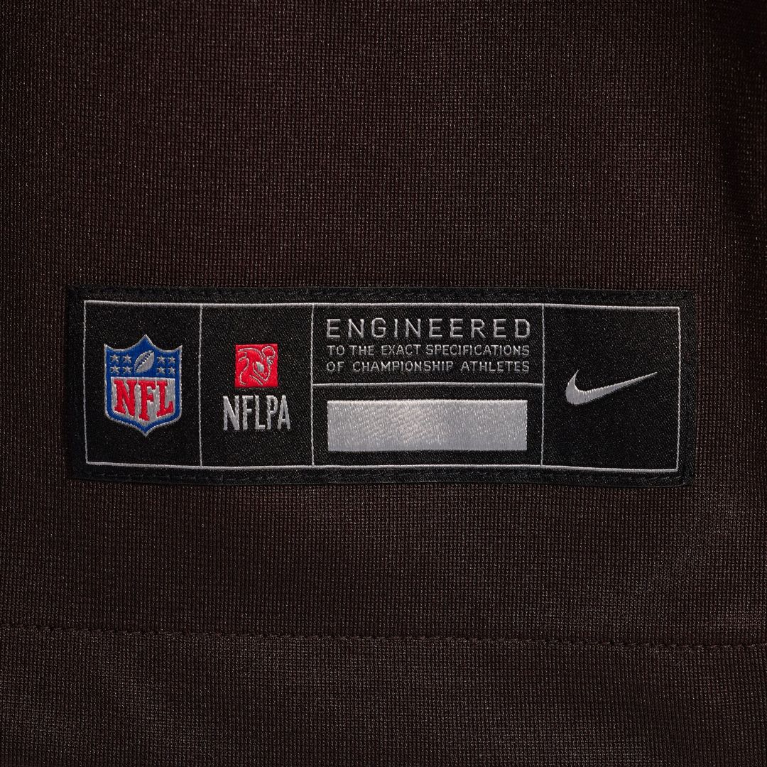 Cleveland Browns Isaiah McGuire Nike Brown Team Game Jersey