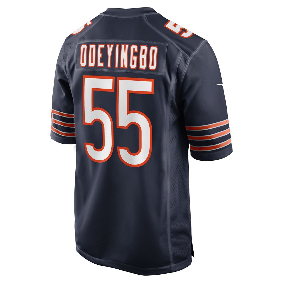 Chicago Bears Dayo Odeyingbo Nike Navy Team Game Jersey