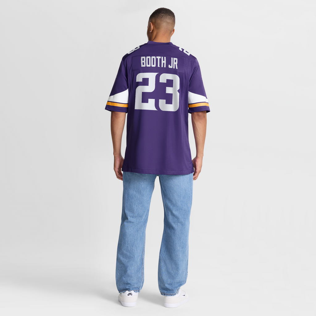 Minnesota Vikings Andrew Booth Jr. Nike Purple Player Game Jersey