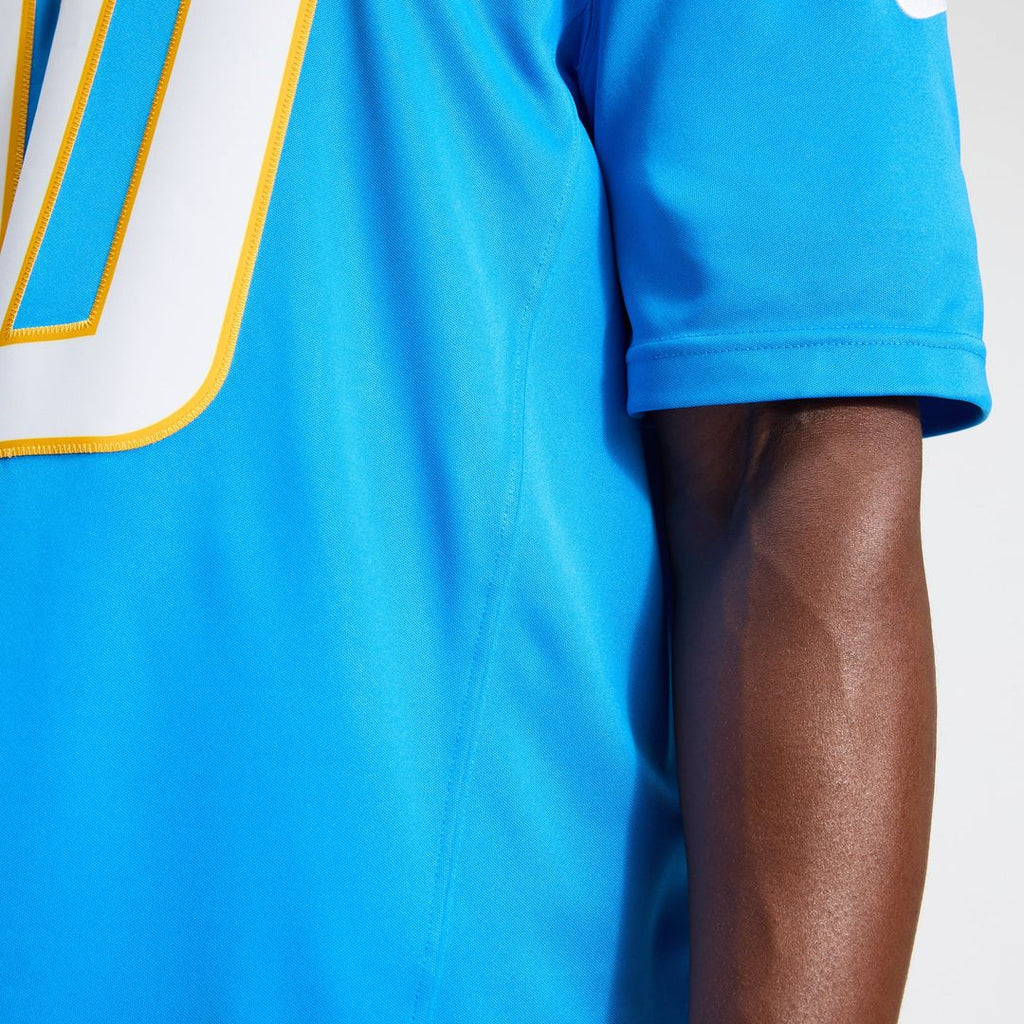 Los Angeles Chargers Justin Herbert Nike Navy Alternate Super Chargers Vapor F.U.S.E. Stitched Limited Jersey