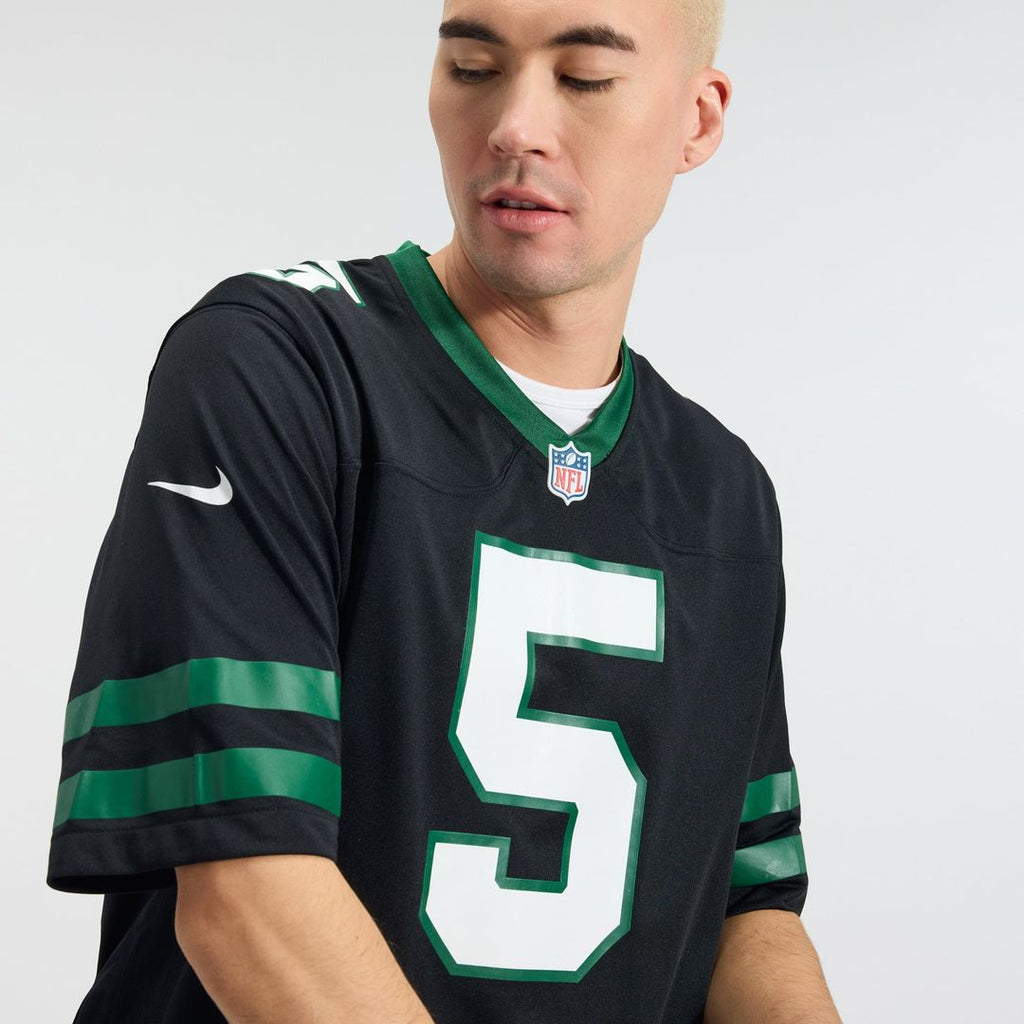 New York Jets Garrett Wilson Nike Legacy White Game Jersey