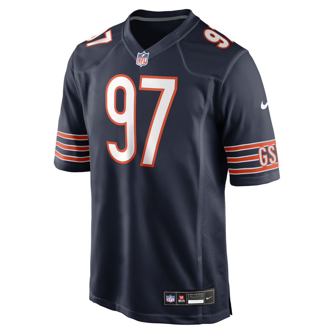 Chicago Bears James Lynch Nike Navy Team Game Jersey