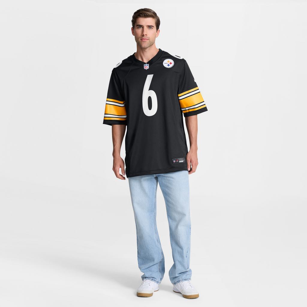Pittsburgh Steelers Patrick Queen Nike Gold Alternate 1933 Throwback Game Jersey
