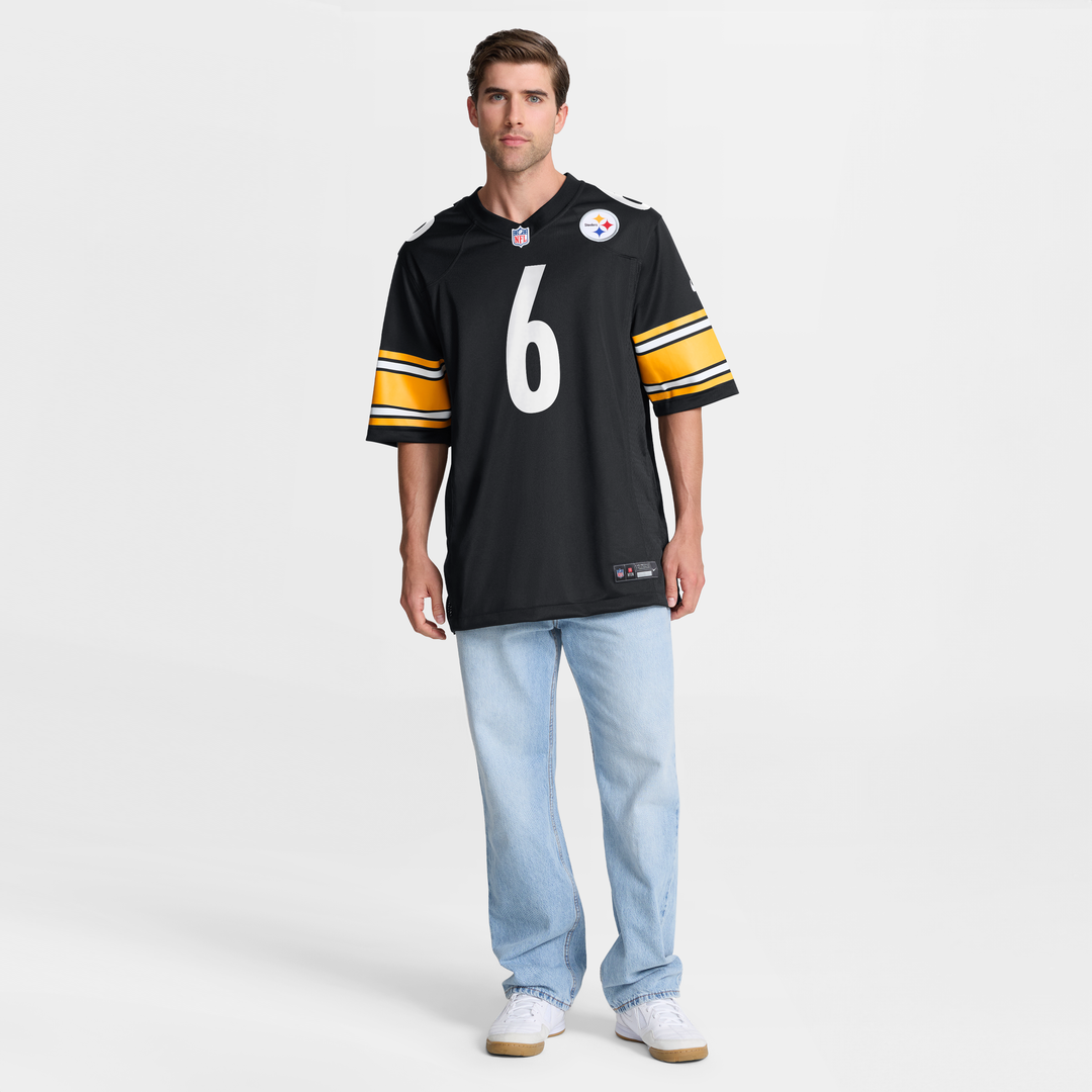Pittsburgh Steelers Patrick Queen Nike Gold Alternate 1933 Throwback Game Jersey