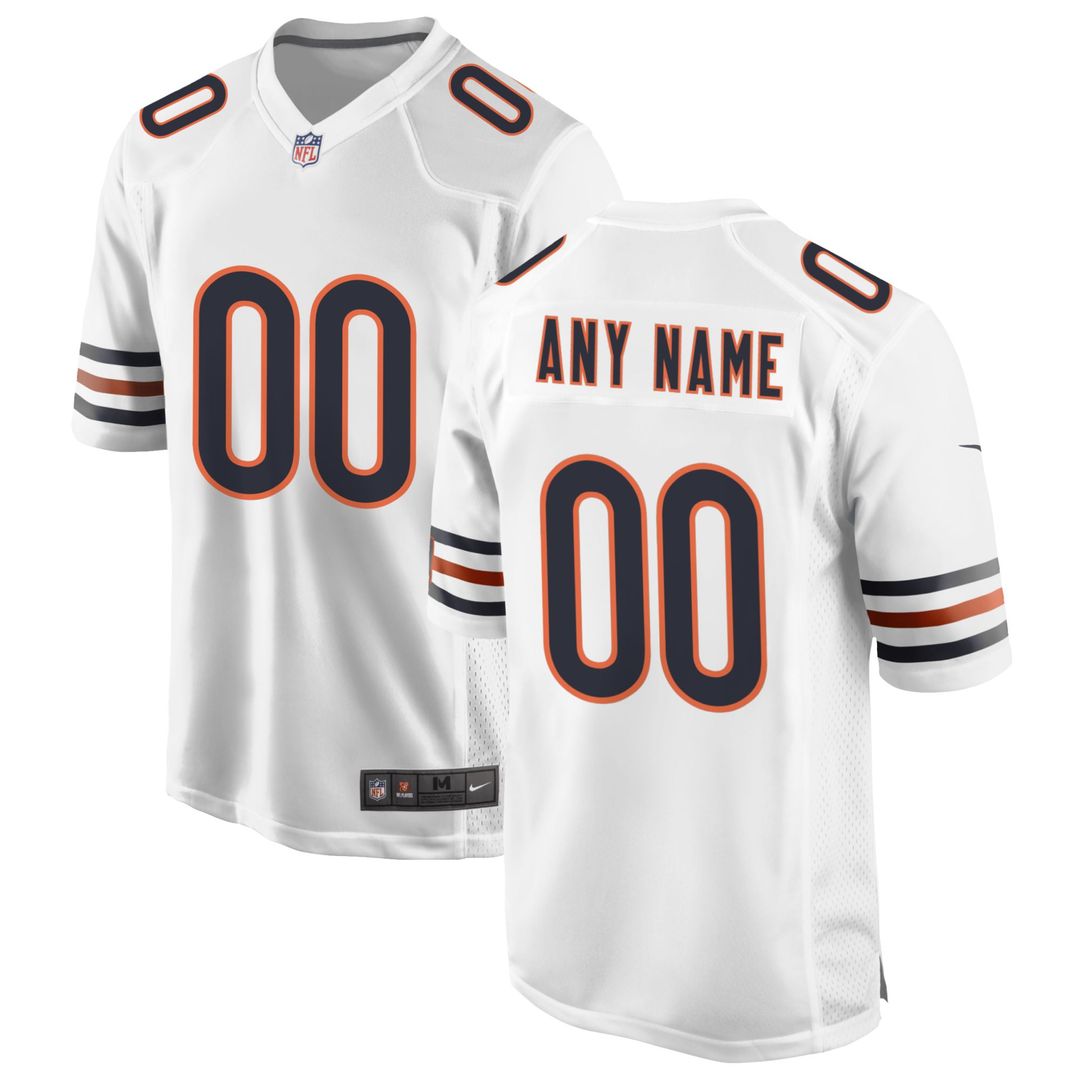 Chicago Bears Nike Navy Custom Game Jersey