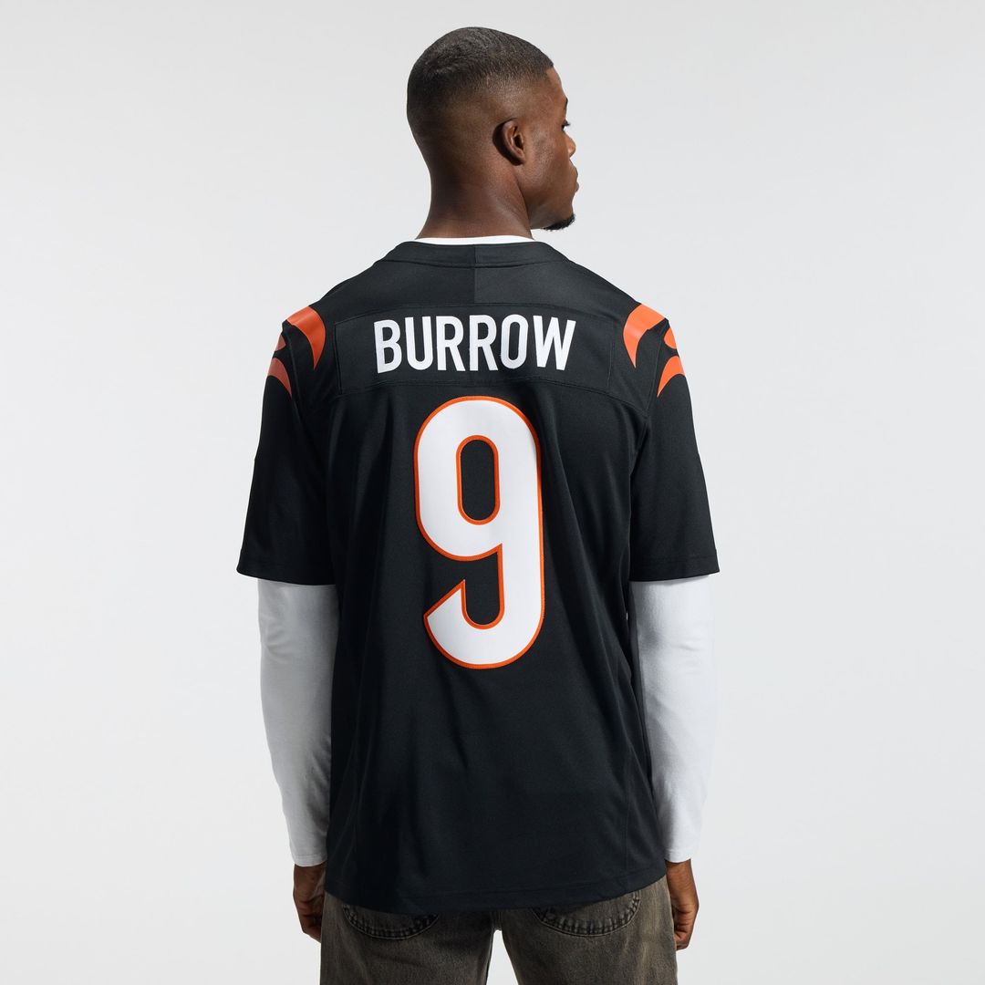 Cincinnati Bengals Joe Burrow Nike Orange Alternate Vapor F.U.S.E. Stitched Limited Jersey