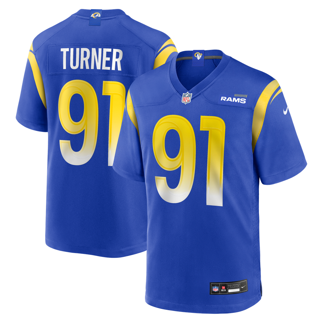 Los Angeles Rams Kobie Turner Nike Royal Home Game Jersey