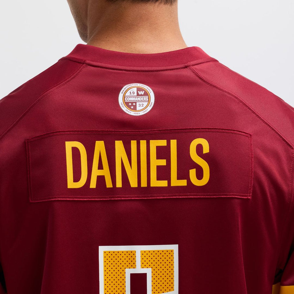 Washington Commanders Jayden Daniels Nike White Player Game Jersey