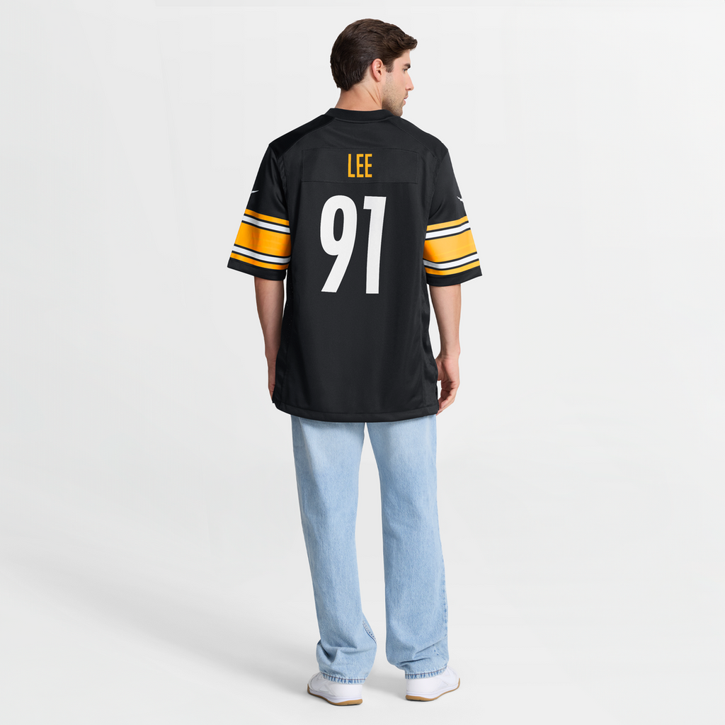 Pittsburgh Steelers Logan Lee Nike Black Game Jersey