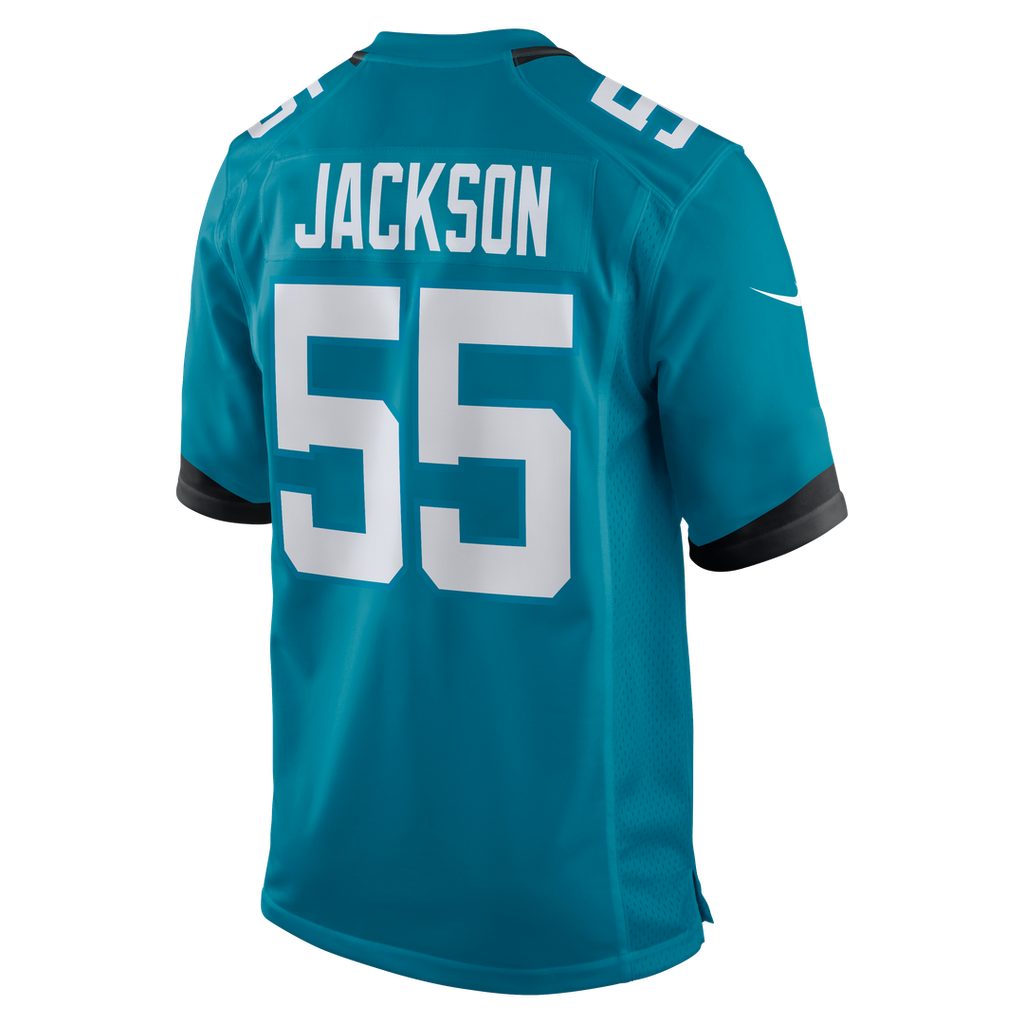 Jacksonville Jaguars Dequan Jackson Nike Teal Game Jersey