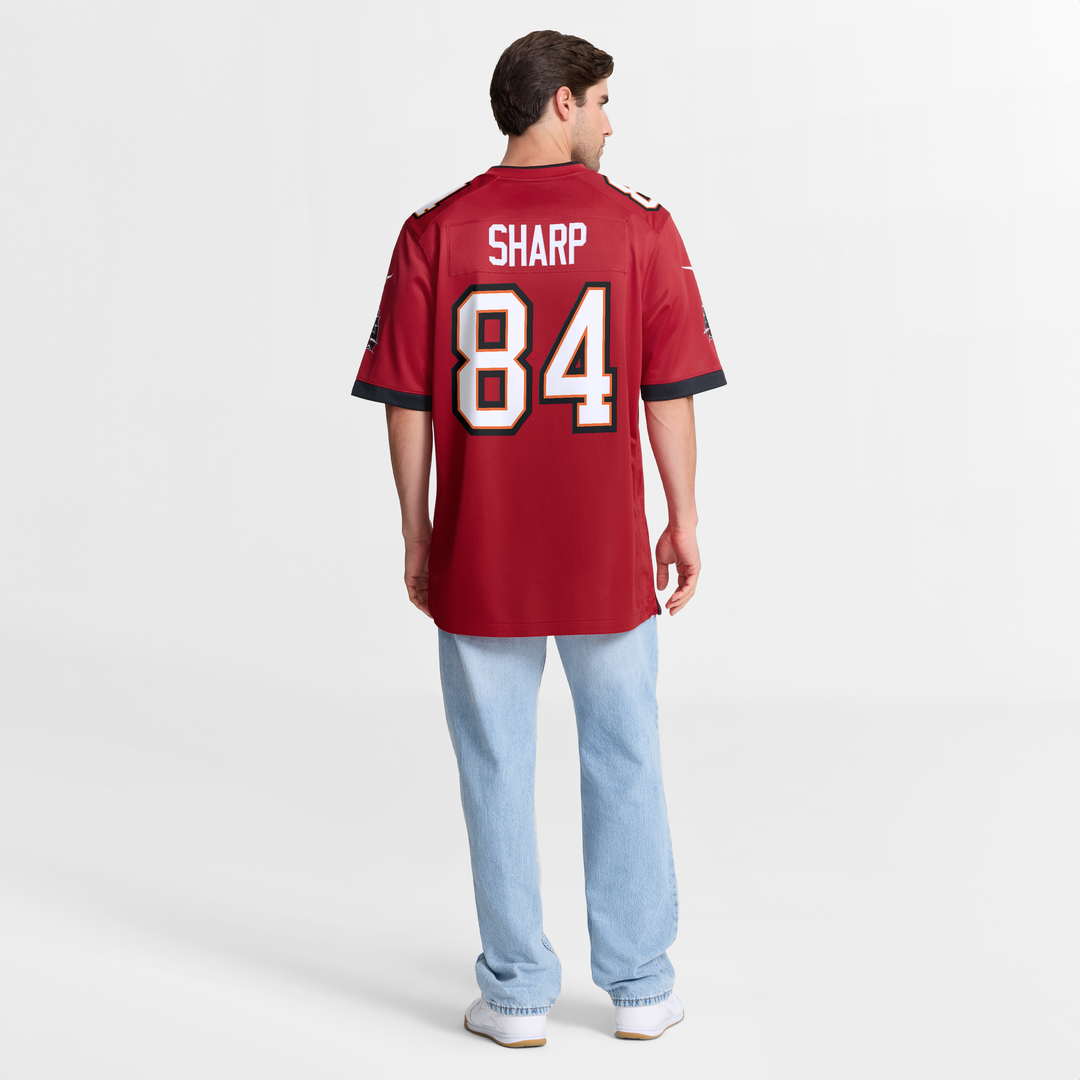 Tampa Bay Buccaneers Bauer Sharp Nike Red Team Game Jersey
