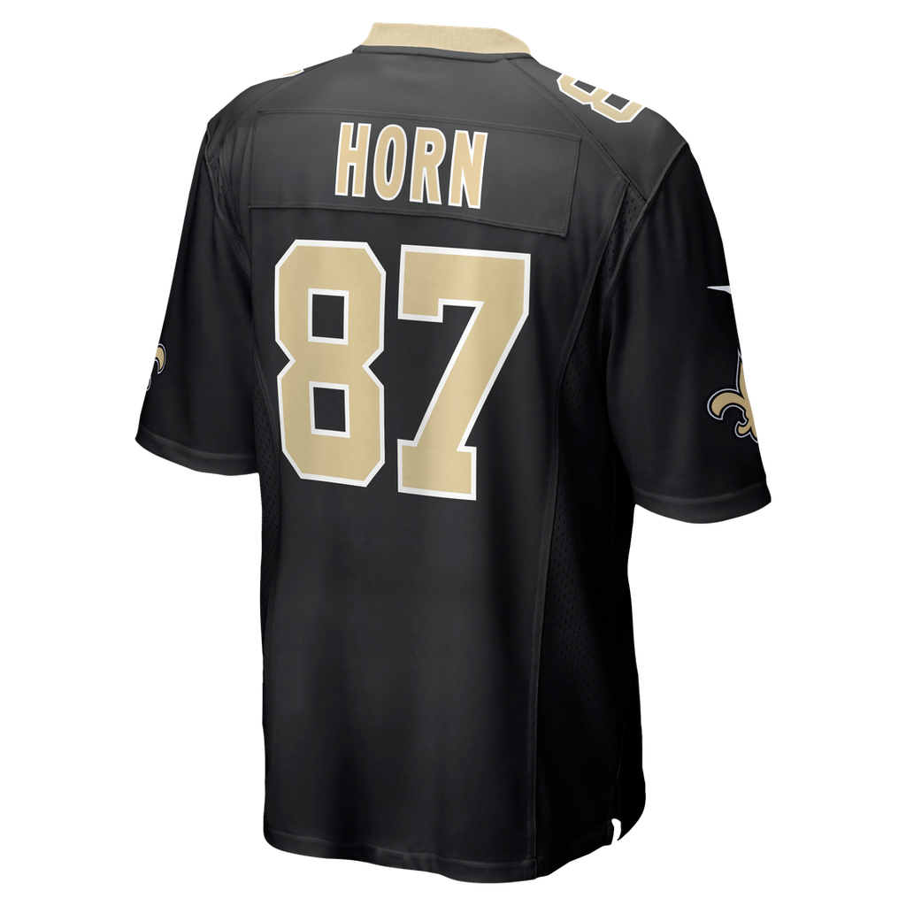 New Orleans Saints Joe Horn Nike Black Game Retired Player Jersey