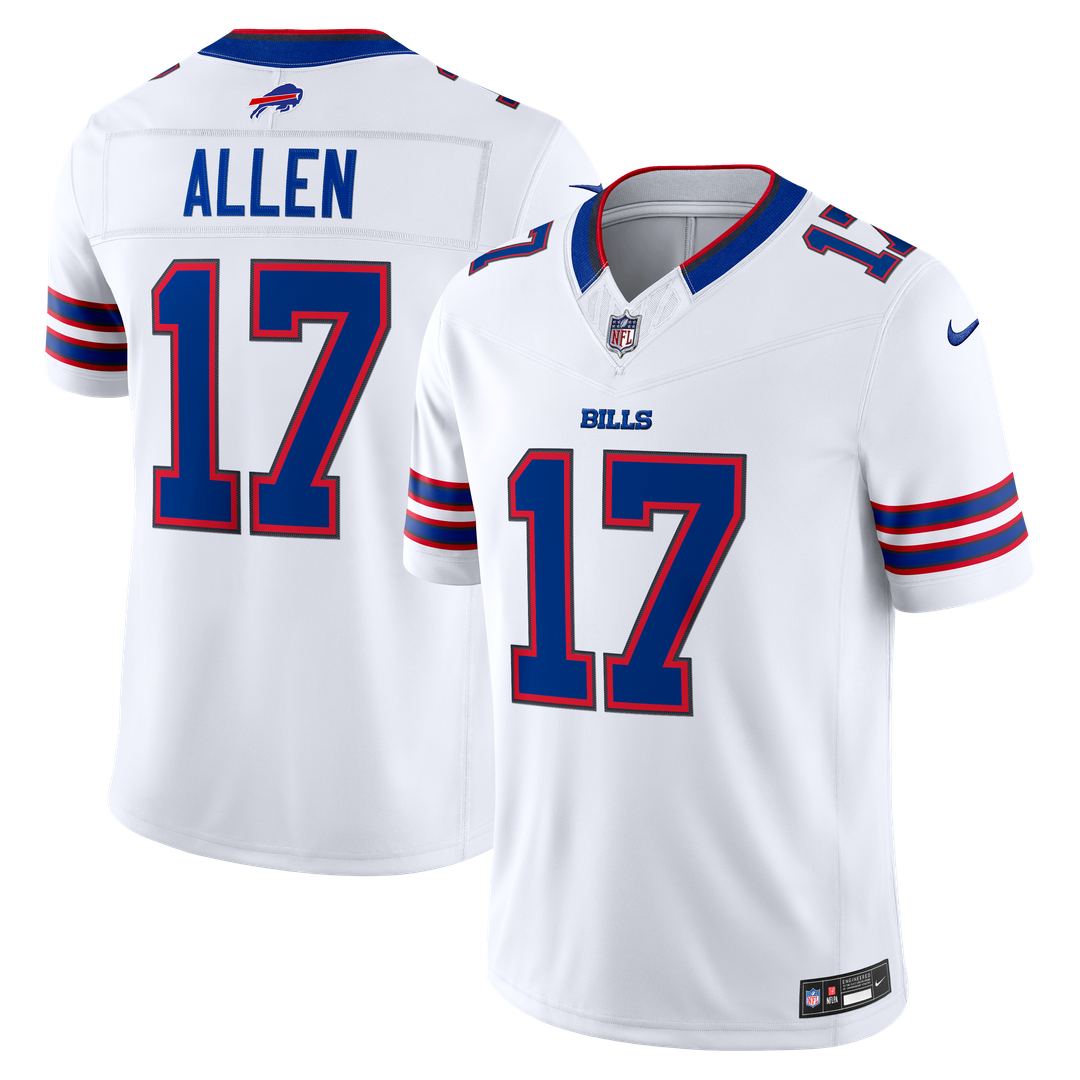 Buffalo Bills Josh Allen Nike Red Alternate Vapor F.U.S.E. Stitched Limited Jersey