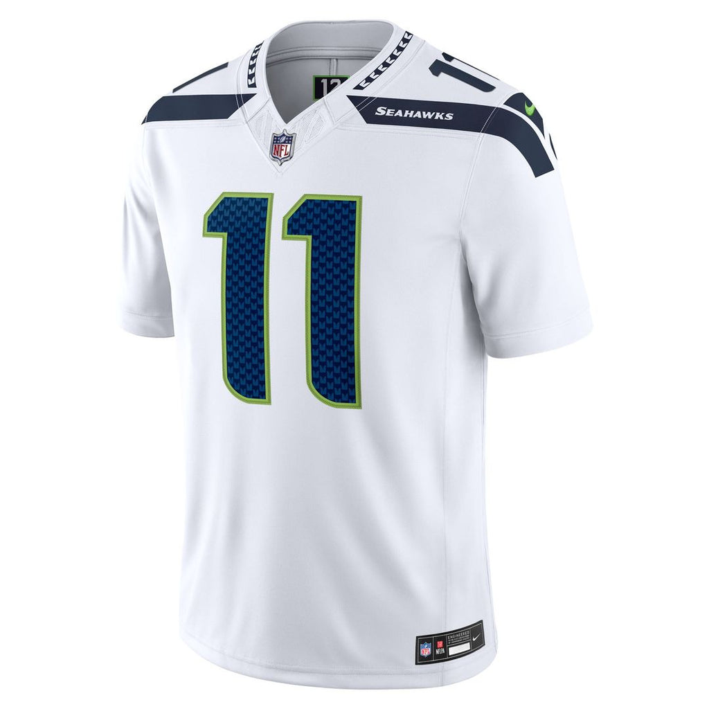 Seattle Seahawks Jaxon Smith-Njigba Nike College Navy Team Vapor F.U.S.E. Stitched Limited Jersey