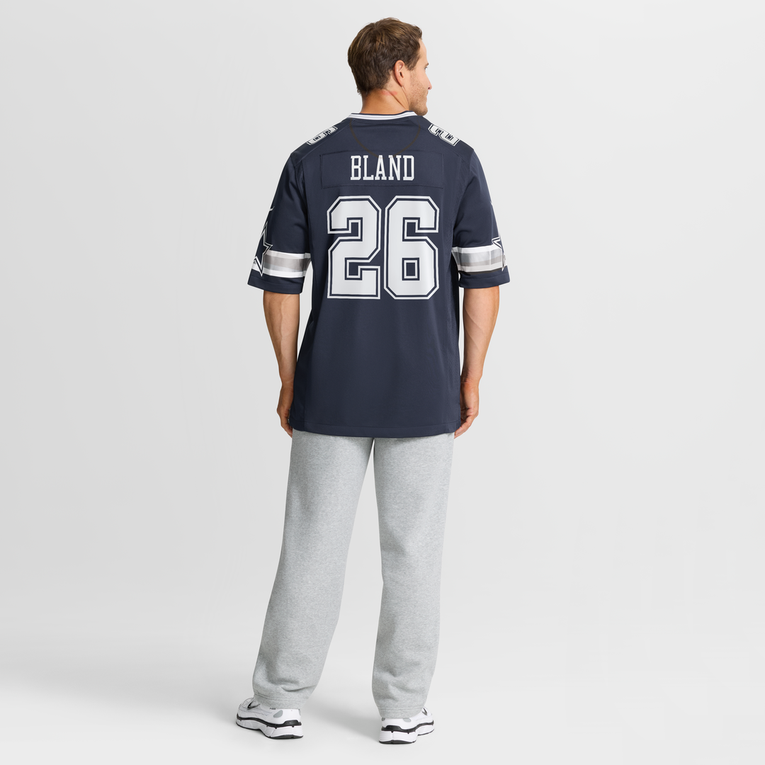 Dallas Cowboys DaRon Bland Nike Navy Game Jersey