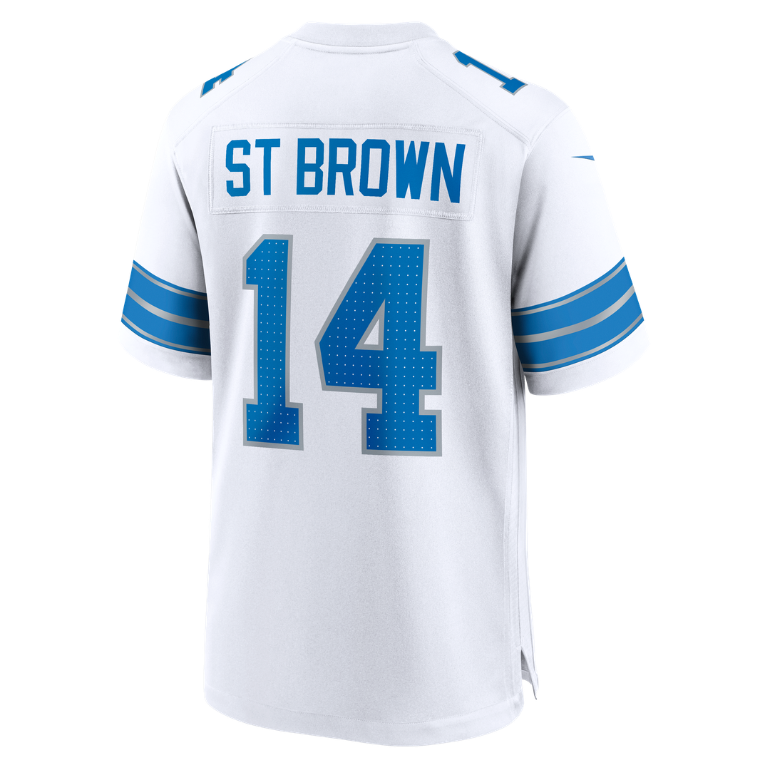 Detroit Lions Amon-Ra St. Brown Nike Black 2nd Alternate Game Jersey