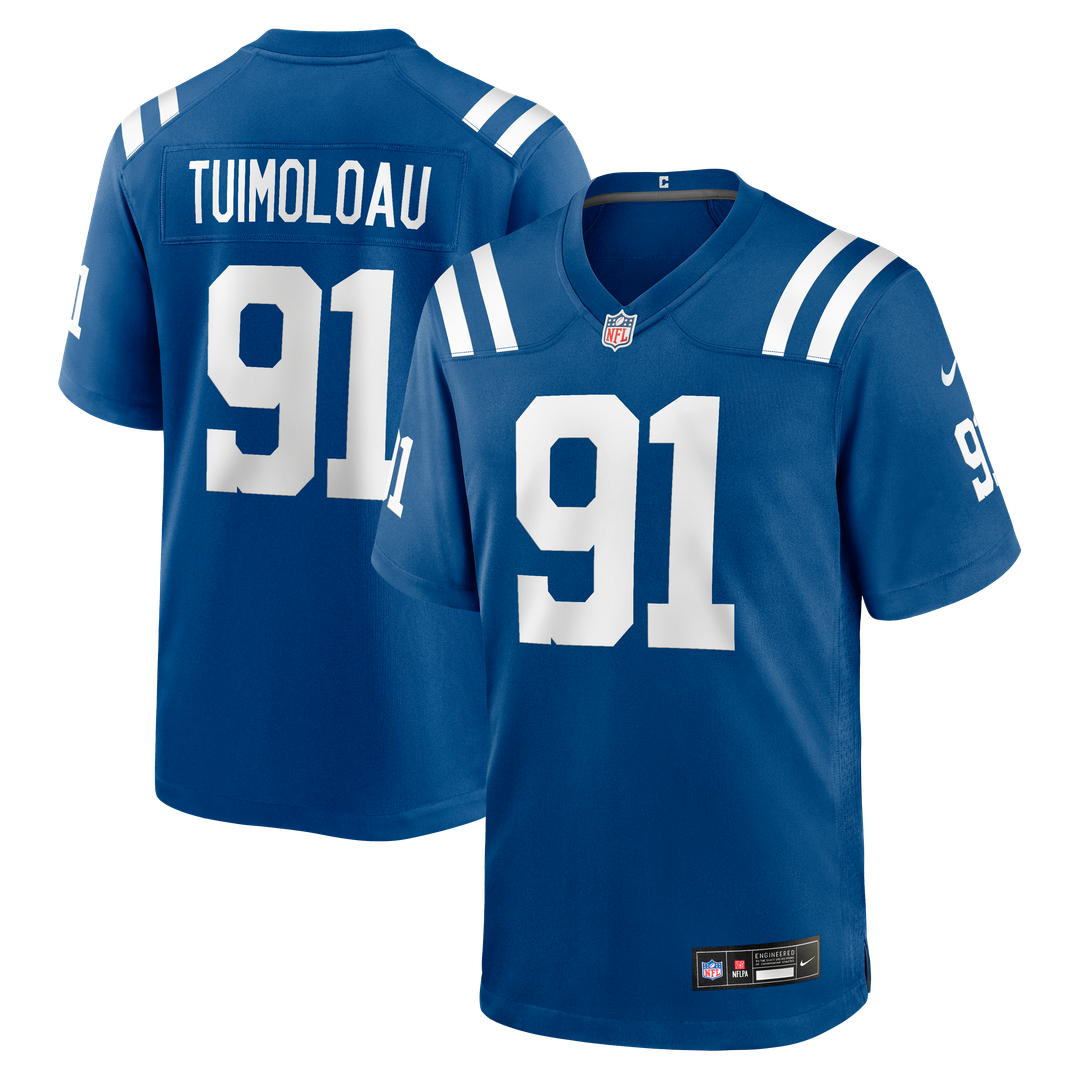 Indianapolis Colts JT Tuimoloau Nike Royal Team Game Jersey