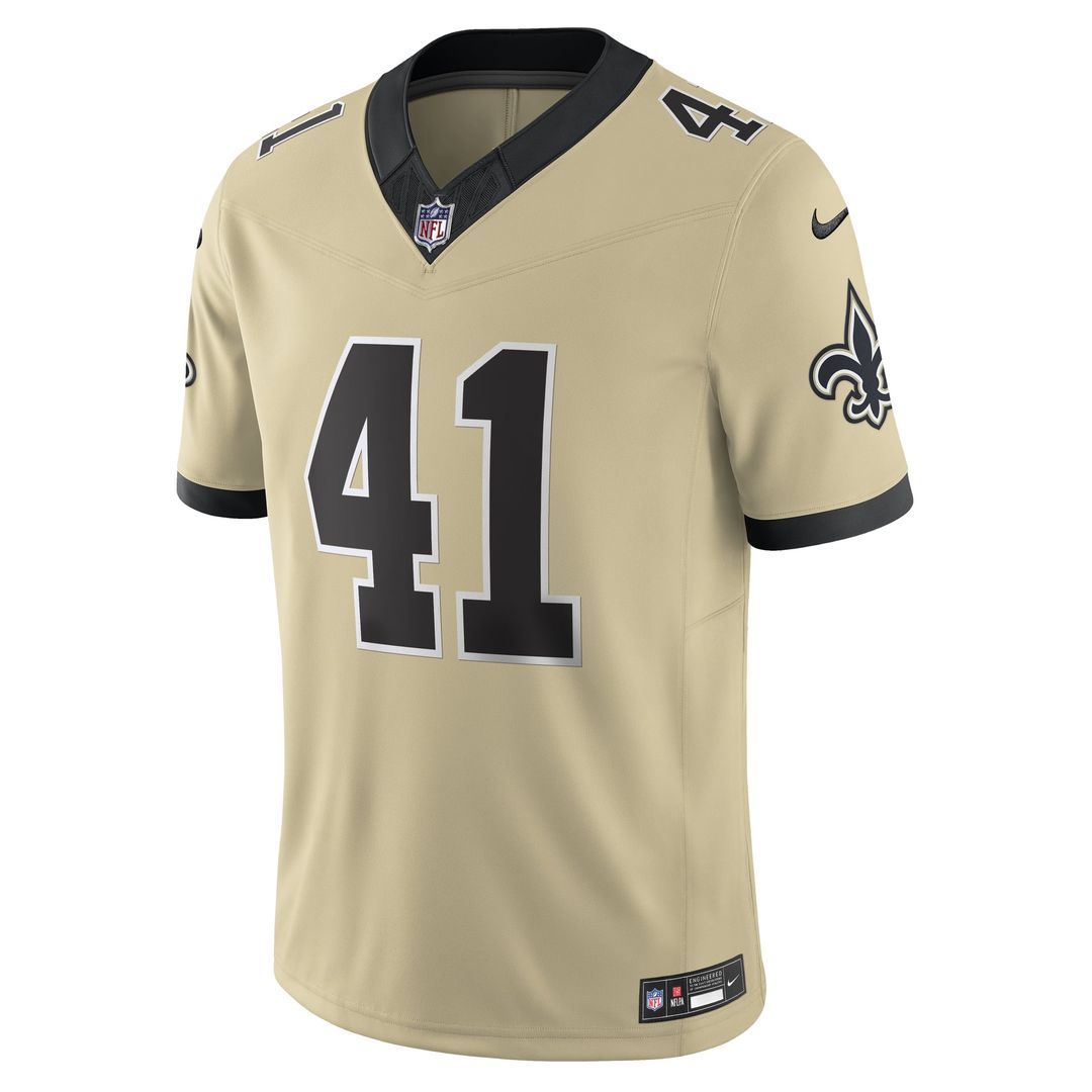 New Orleans Saints Alvin Kamara Nike White Alternate Vapor F.U.S.E. Limited Jersey