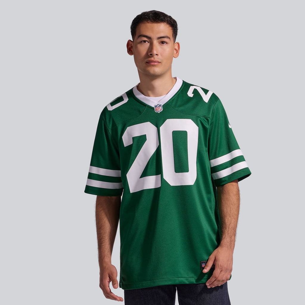 New York Jets Breece Hall Nike Legacy White Game Jersey