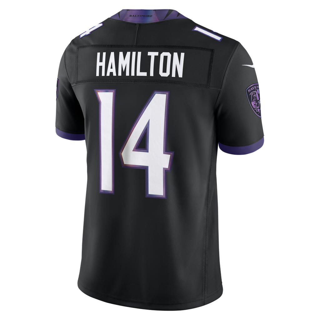 Baltimore Ravens Kyle Hamilton Nike Purple Team Vapor F.U.S.E. Stitched Limited Jersey