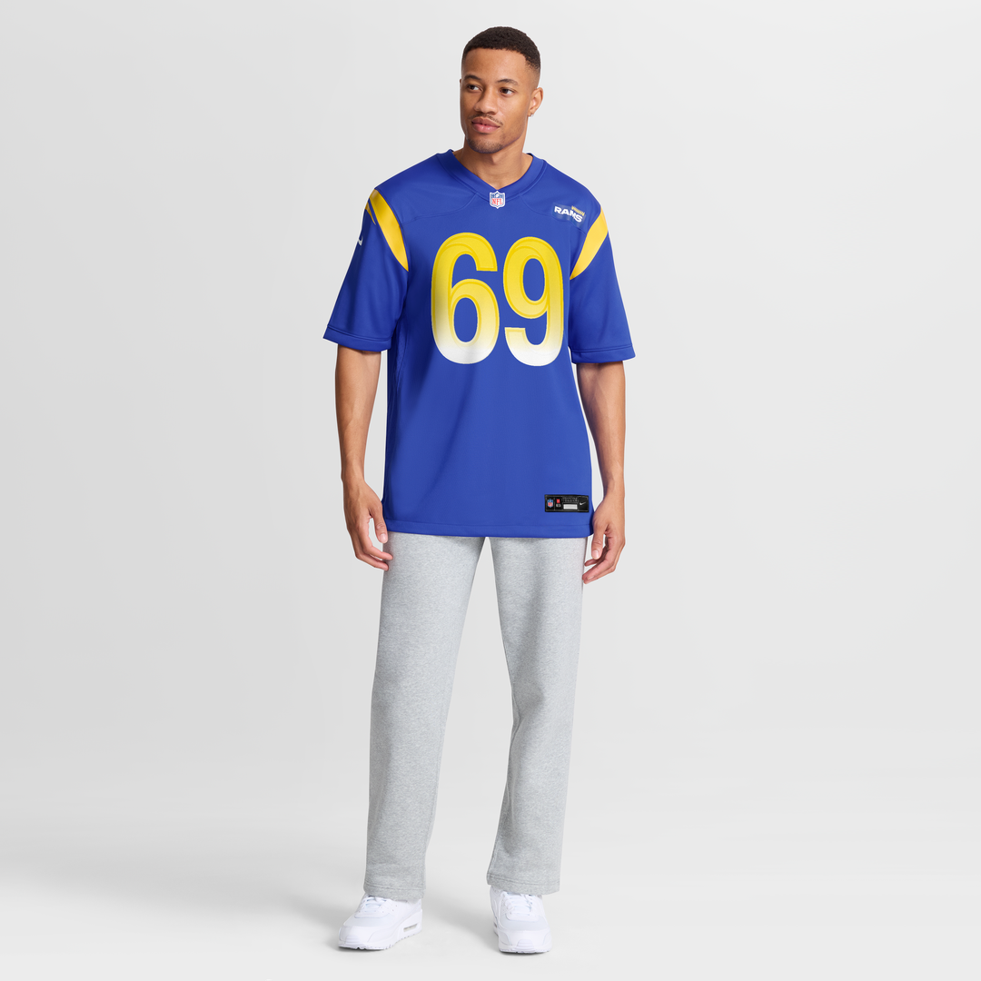 Los Angeles Rams Kevin Dotson Nike Royal Game Jersey