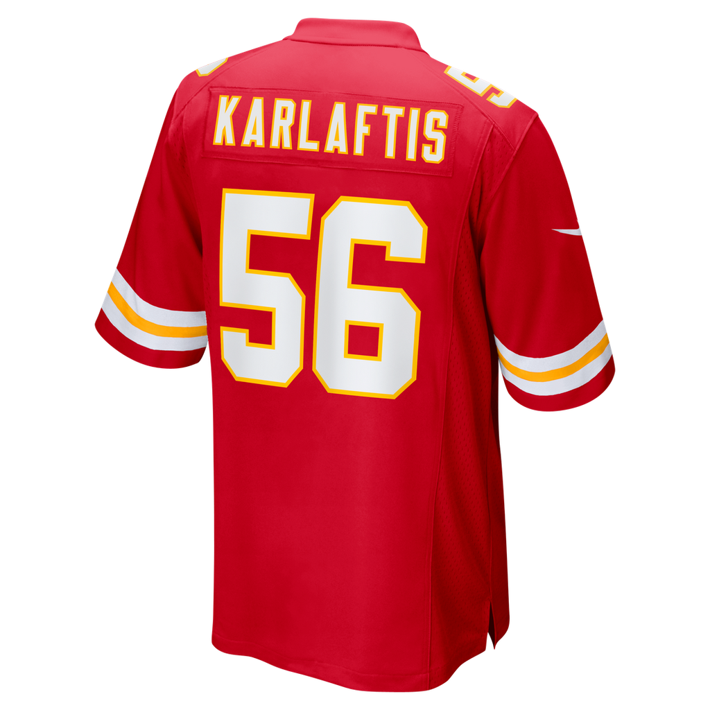 Kansas City Chiefs George Karlaftis Nike Red Player Game Jersey