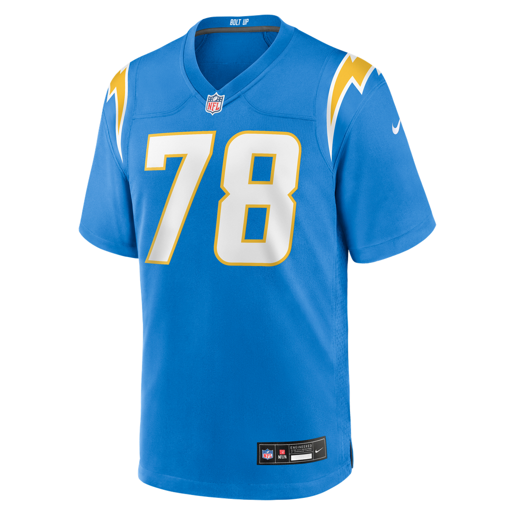 Los Angeles Chargers Andre James Nike Powder Blue Team Game Jersey