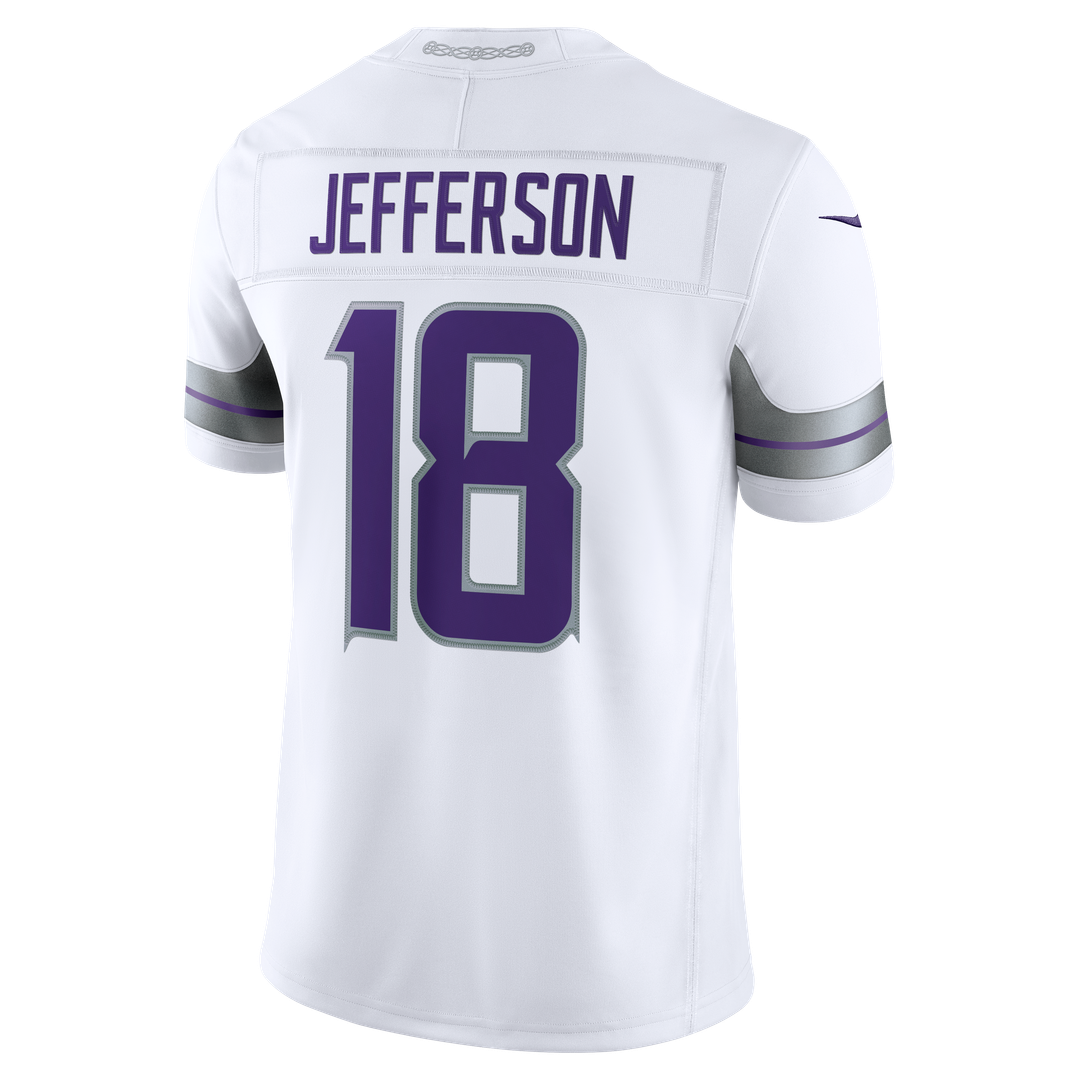 Minnesota Vikings Justin Jefferson Nike White Alternate Vapor F.U.S.E. Stitched Limited Jersey