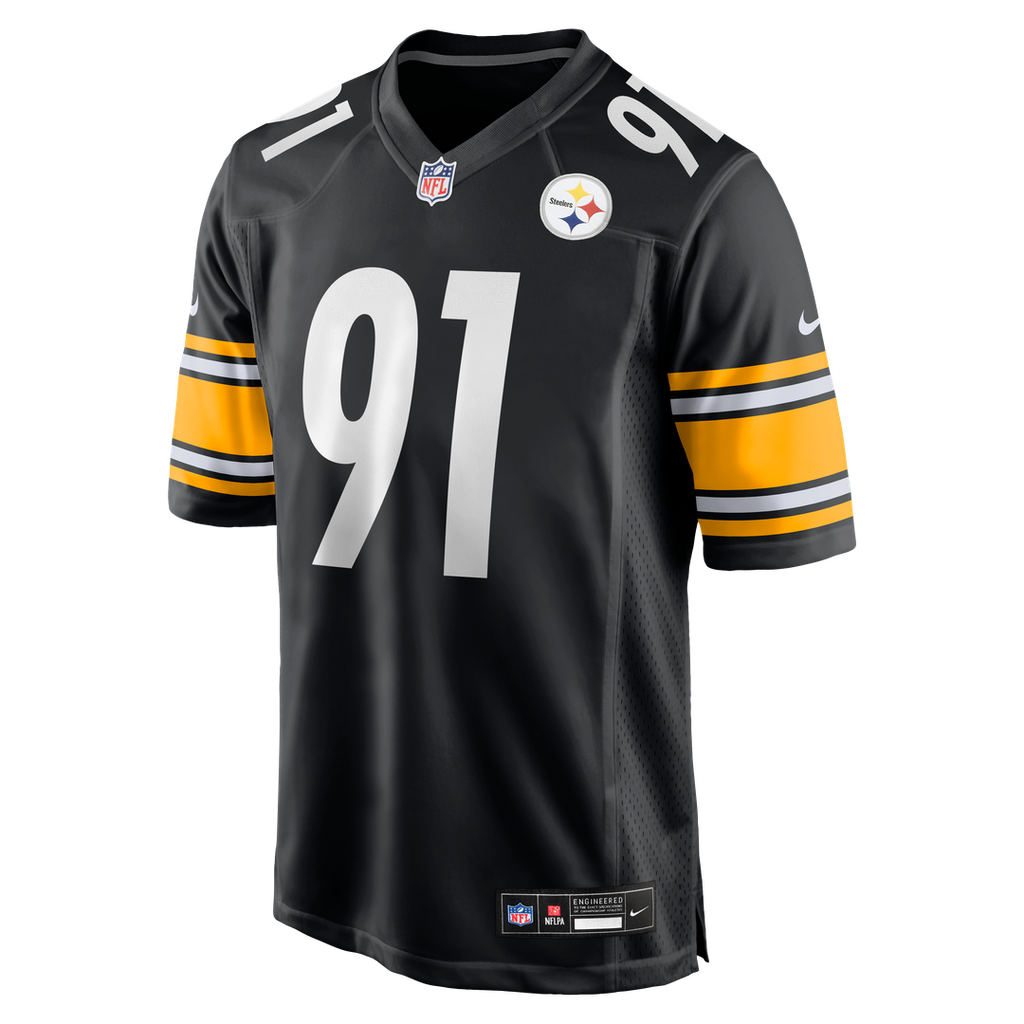 Pittsburgh Steelers Logan Lee Nike Black Game Jersey