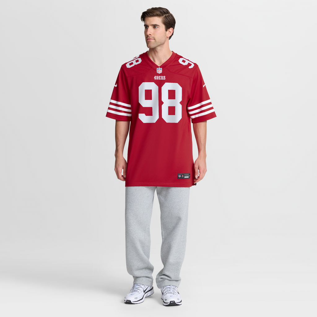 San Francisco 49ers Mykel Williams Nike Scarlet Team Game Jersey