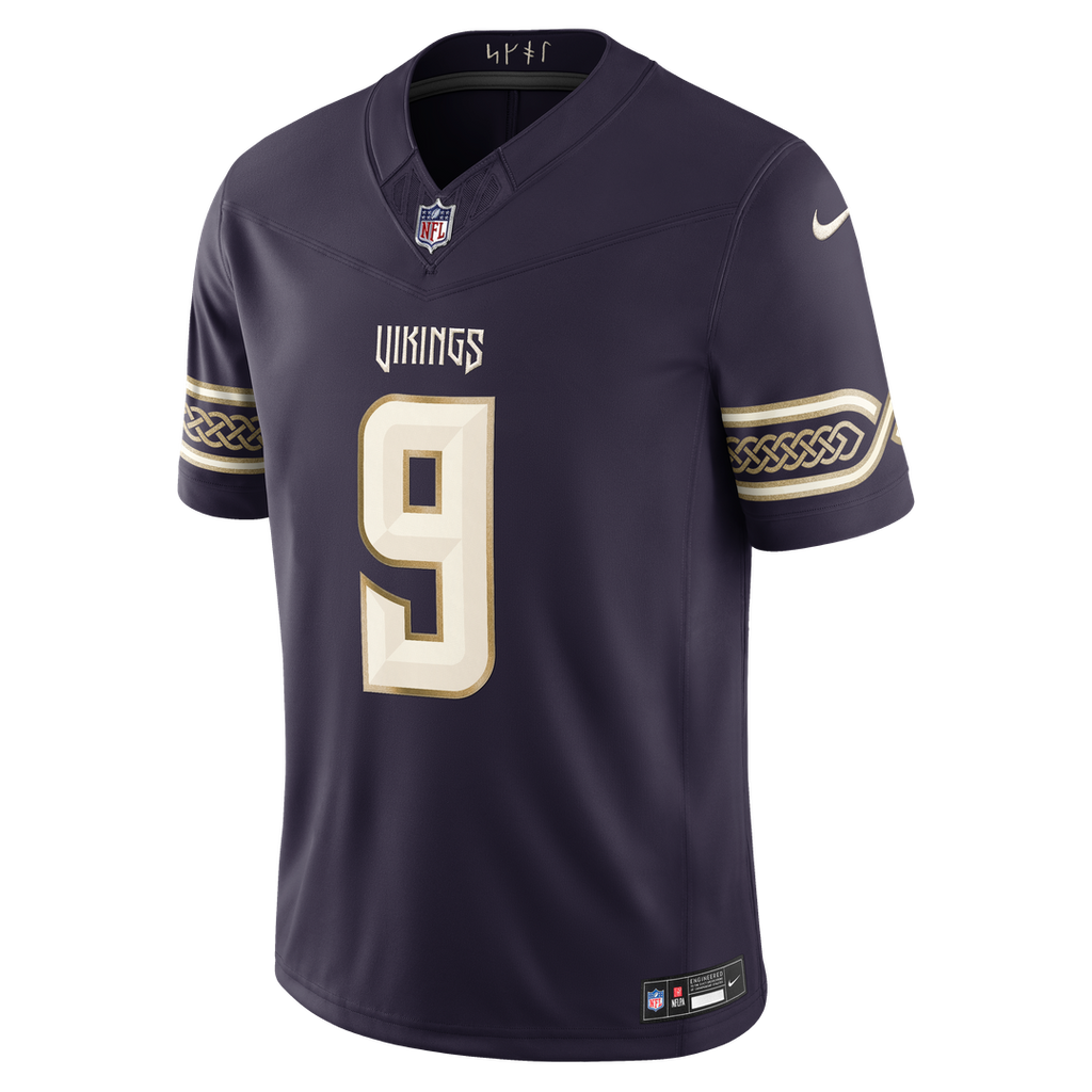 Minnesota Vikings J.J. McCarthy Nike Purple 2026 Rivalries Collection Stitched Limited Jersey