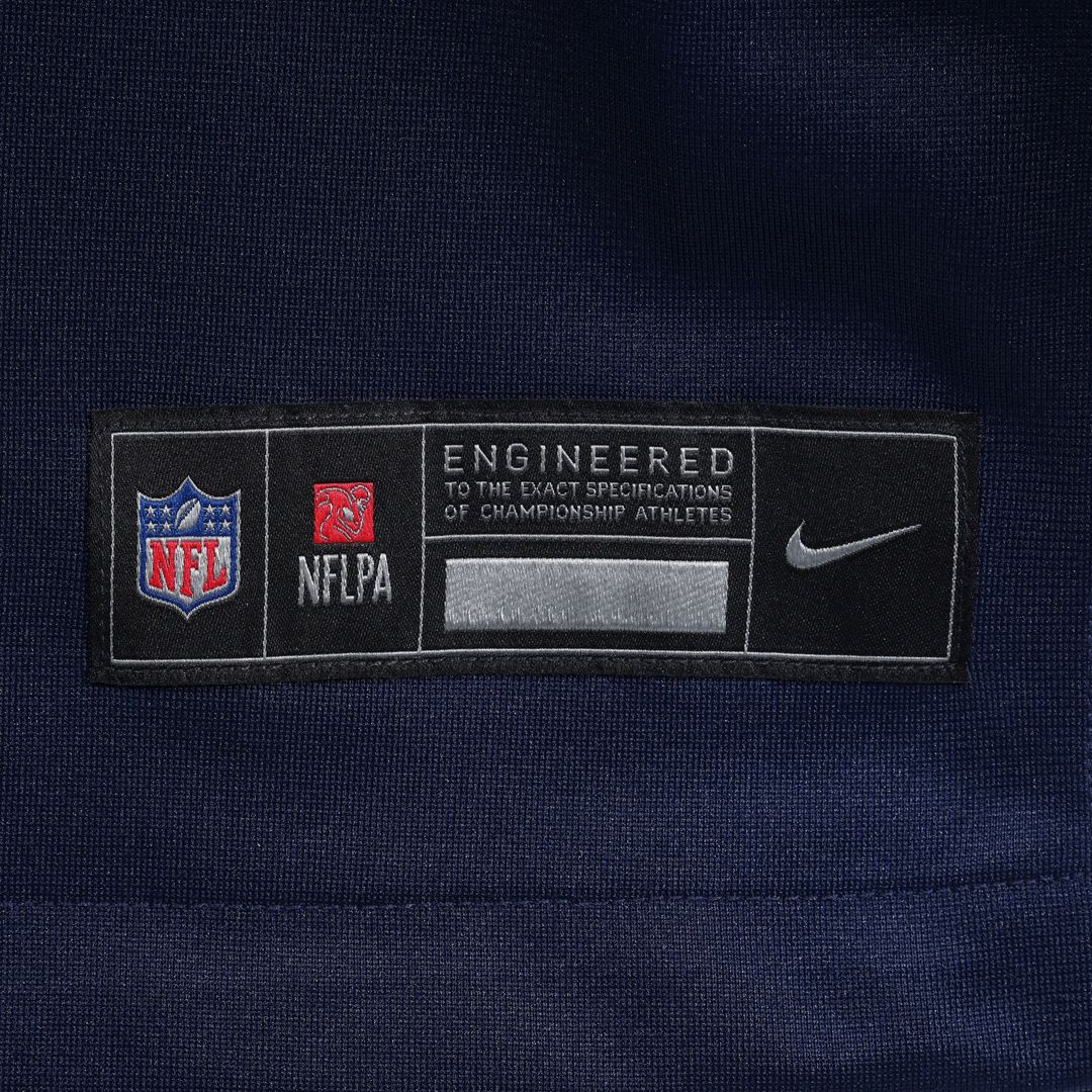 New England Patriots Jared Wilson Nike Navy Team Game Jersey