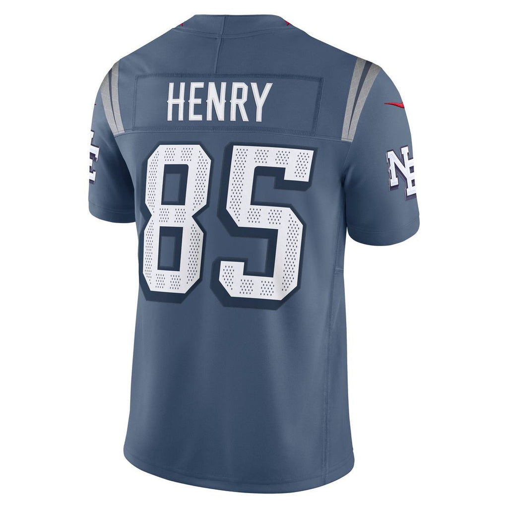 New England Patriots Hunter Henry Nike Blue Rivalries Collection Stitched Limited Jersey