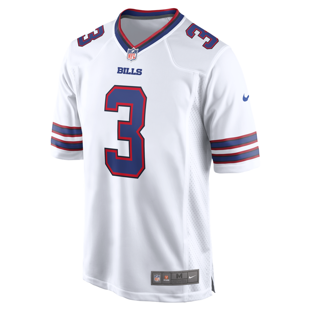 Buffalo Bills Damar Hamlin Nike White Game Jersey