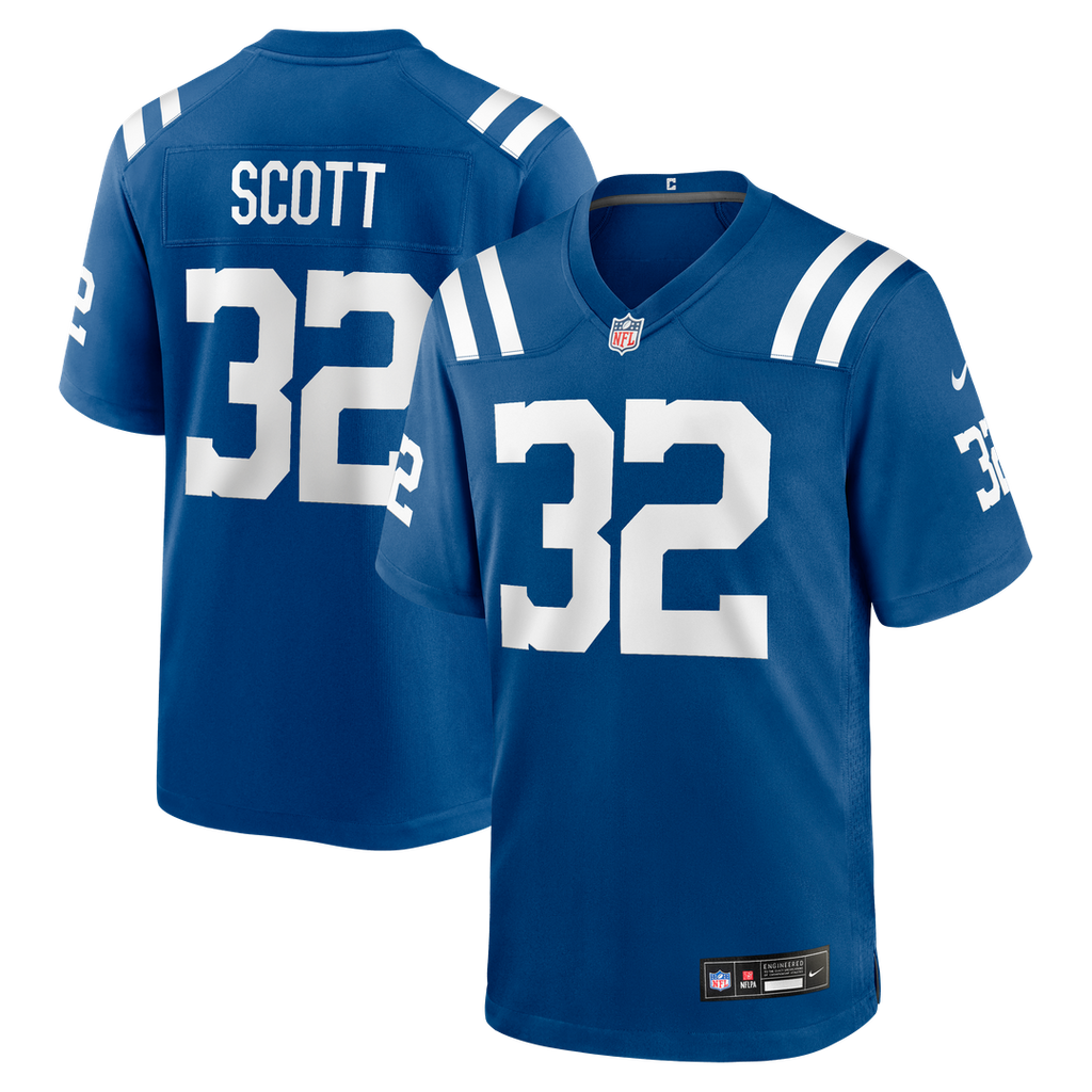 Indianapolis Colts Daniel Scott Nike Royal Team Game Jersey