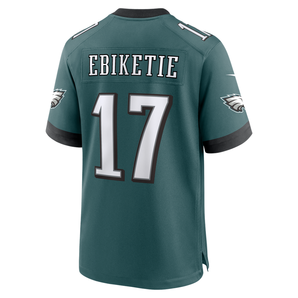 Philadelphia Eagles Arnold Ebiketie Nike Midnight Green Team Game Jersey