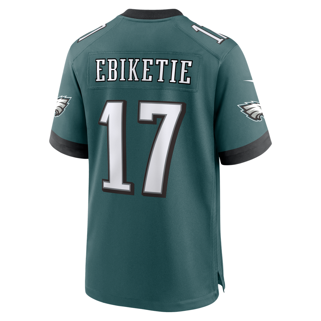 Philadelphia Eagles Arnold Ebiketie Nike Midnight Green Team Game Jersey