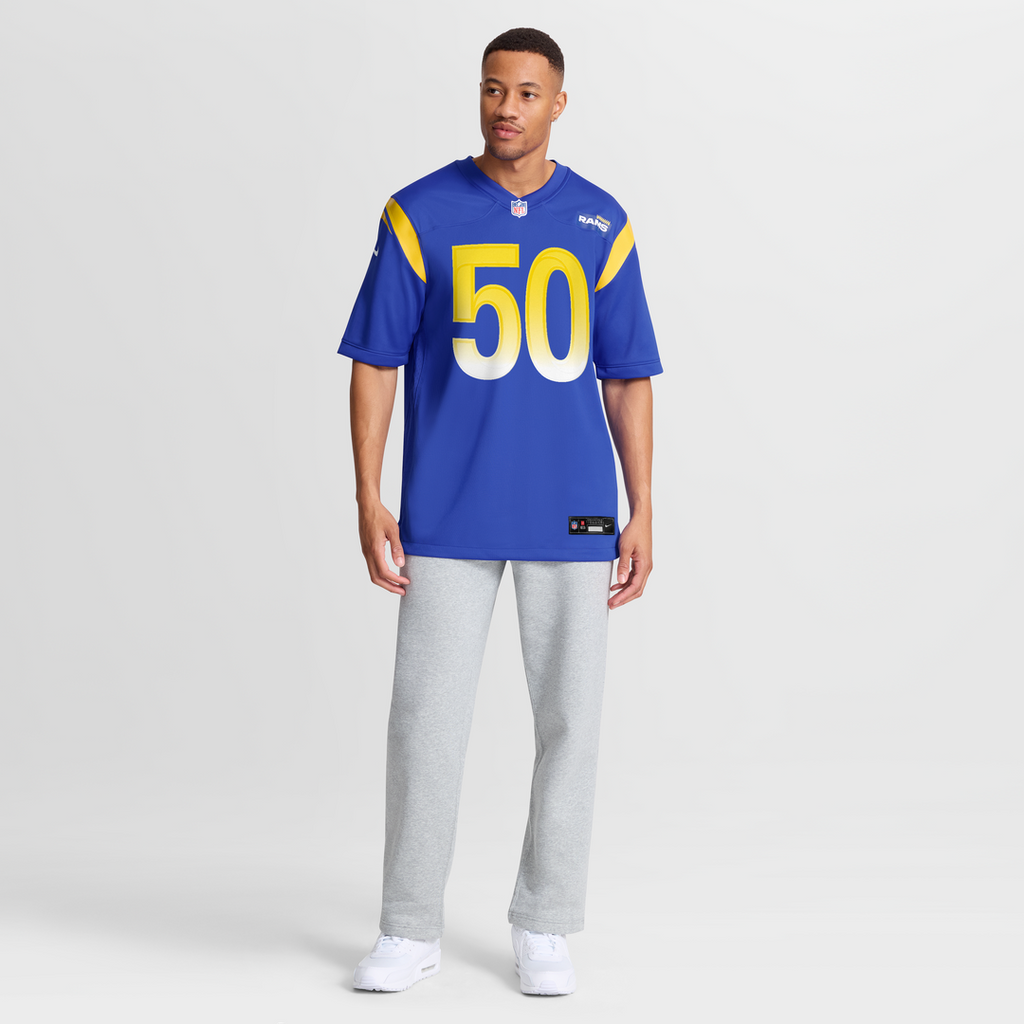 Los Angeles Rams Beaux Limmer Nike Royal Team Game Jersey