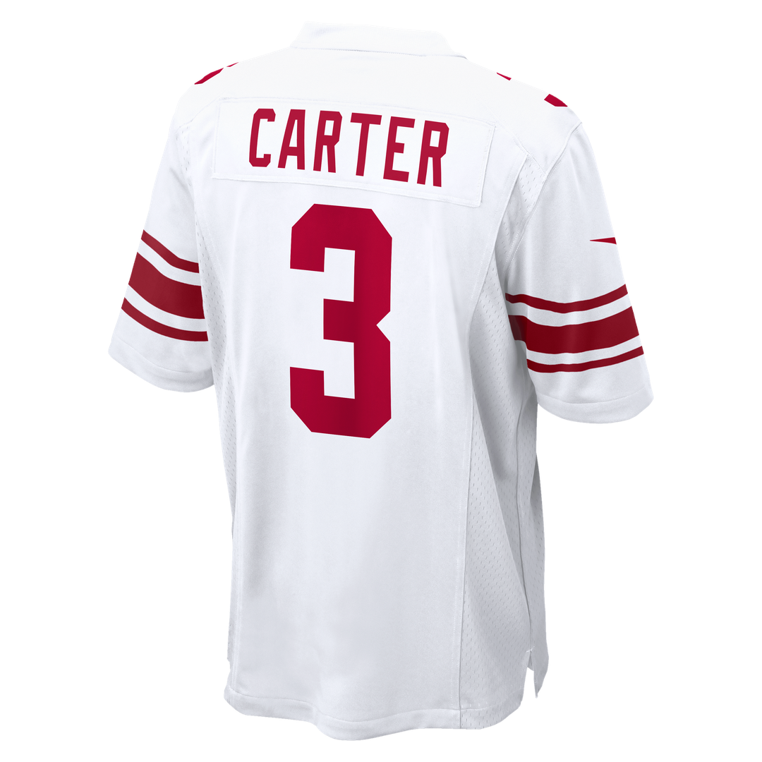 New York Giants Abdul Carter Nike White Game Jersey