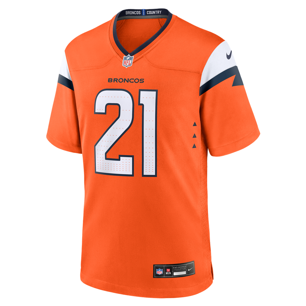 Denver Broncos Riley Moss Nike Orange Team Game Jersey